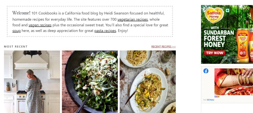cookbooks food blog