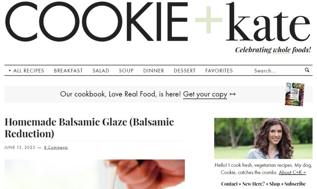 Cookie and Kate food blog